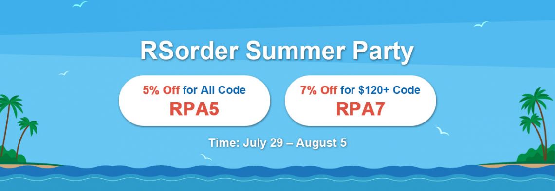 Grab Chance to Obtain RSorder Summer Party Up to 7% Off RS 3 Gold until Aug 5