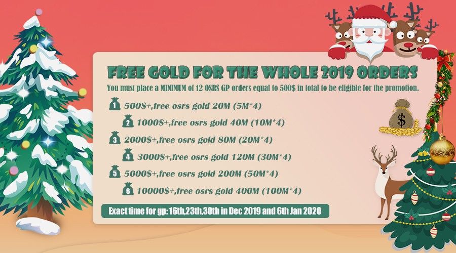 Last chance to get free 400M osrs gold from www.rs2hot.comTime: 6th Jan 2020